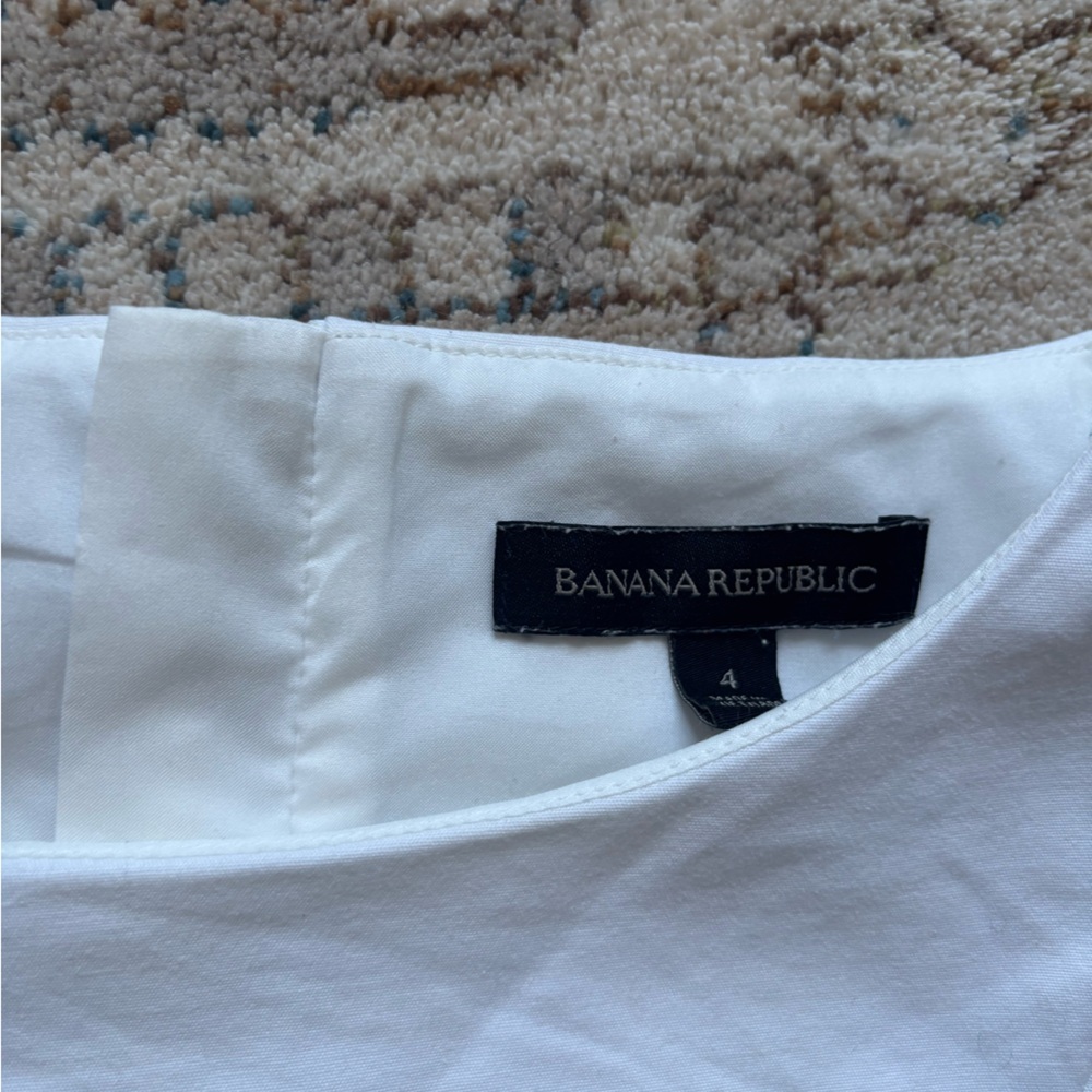 Banana Republic White Envelope Sheath Dress - Picture 2 of 3